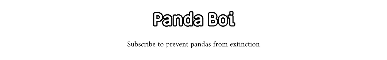 PANDA BOI